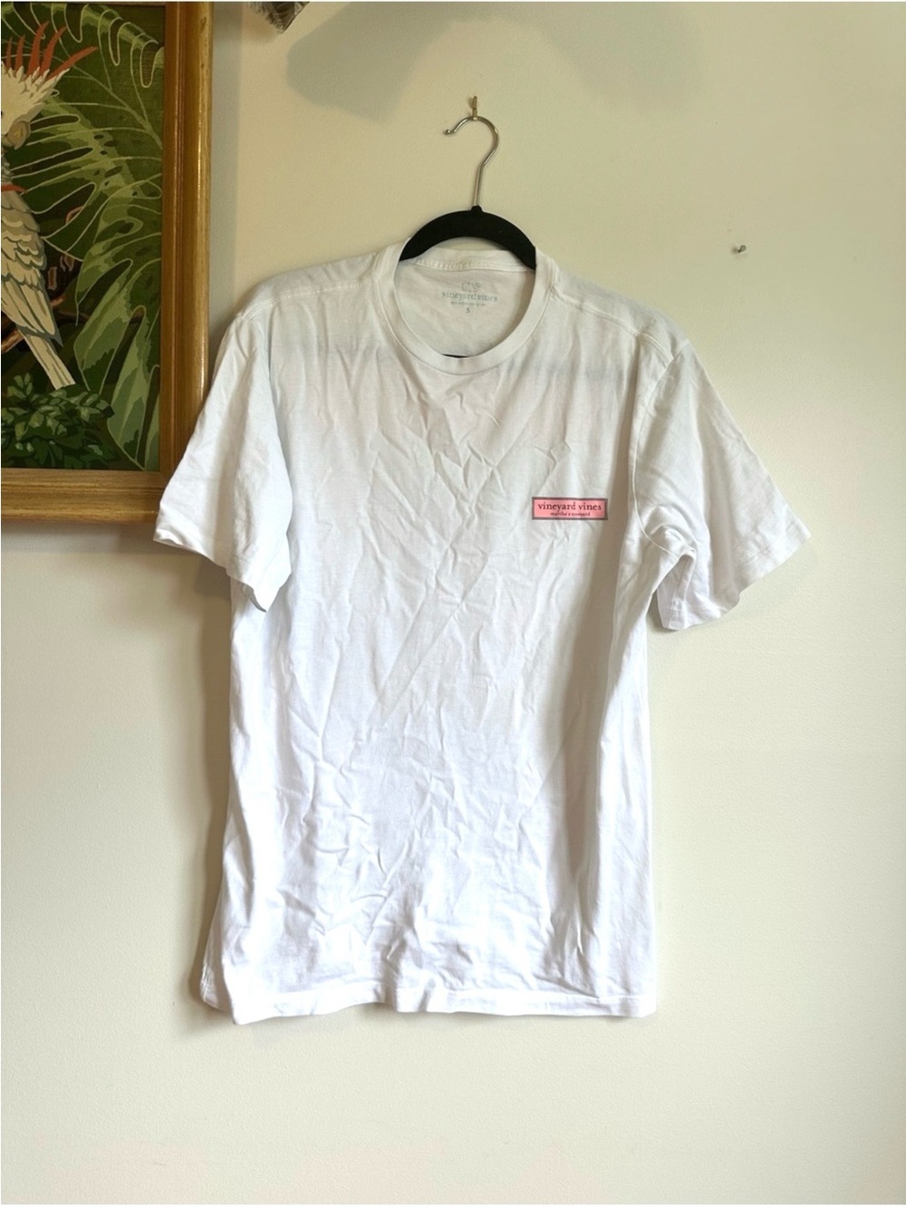 Vineyard Vines Short Sleeve Graphic Tee Small White Mens
